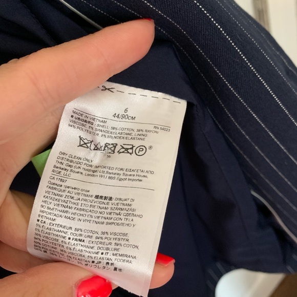 BANANA REPUBLIC STURDY BLAZER NAVY - Picture 8 of 8